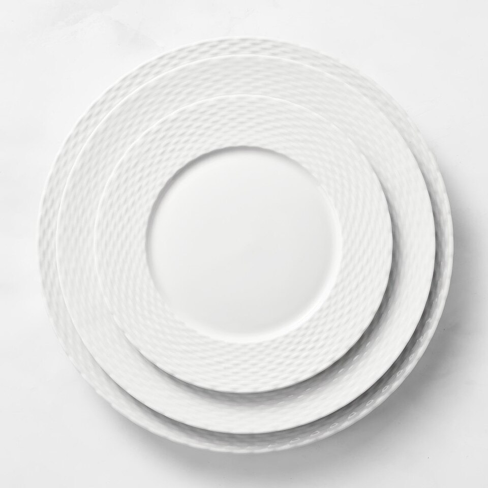 Pillivuyt Basketweave Porcelain Dinner Plate Williams Sonoma Australia